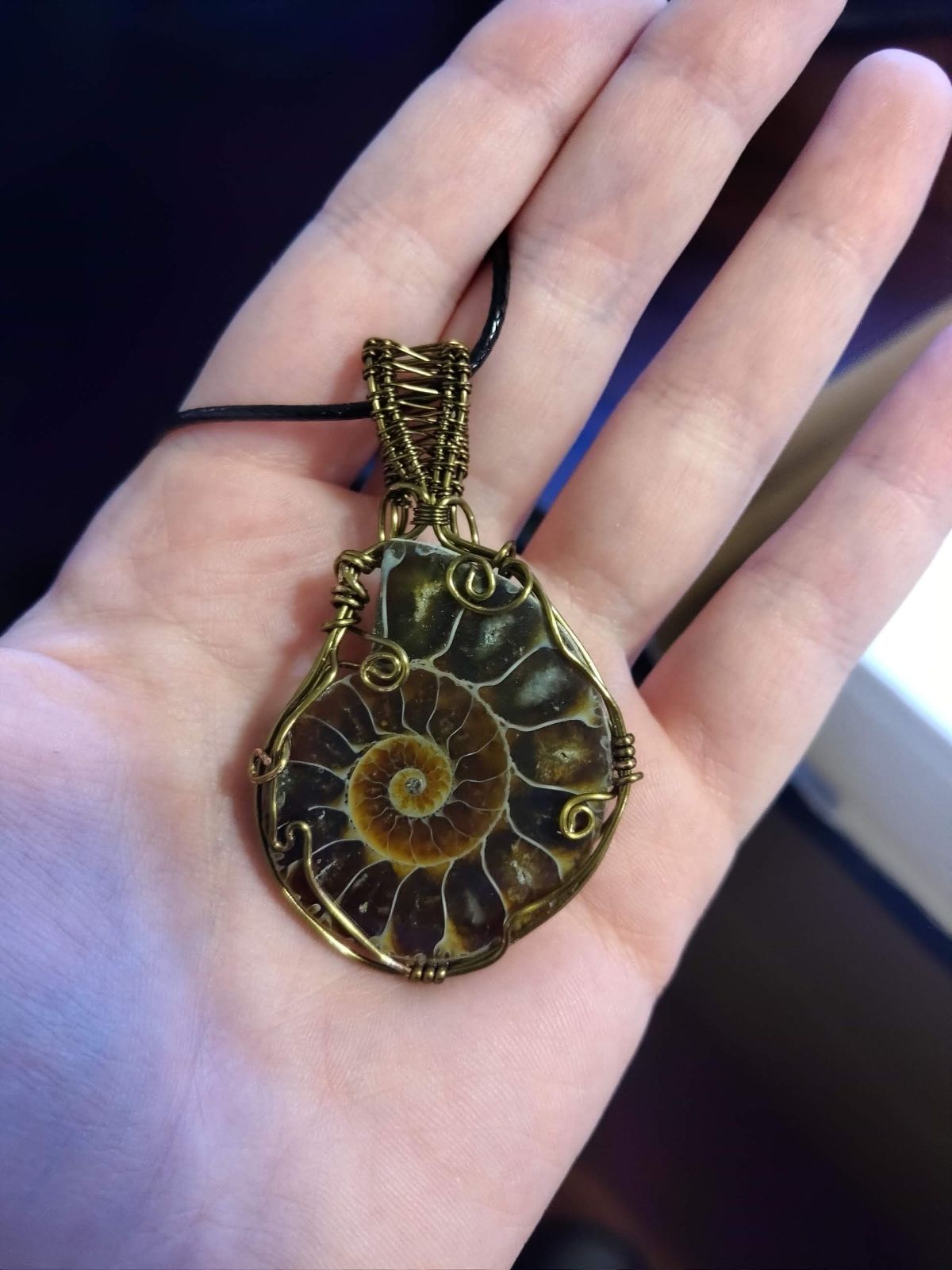 Ammonite Necklace - Sold